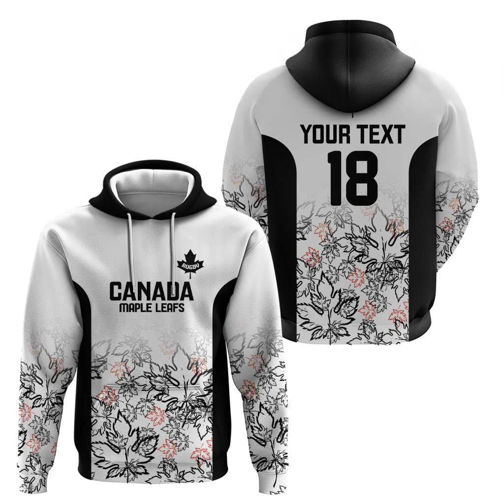 Canada Rugby Custom Hoodie Maple Leafs Go Champion - Wonder Print Shop