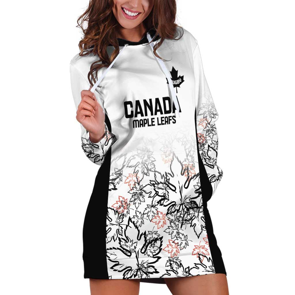Canada Rugby Custom Hoodie Dress Maple Leafs Go Champion - Wonder Print Shop