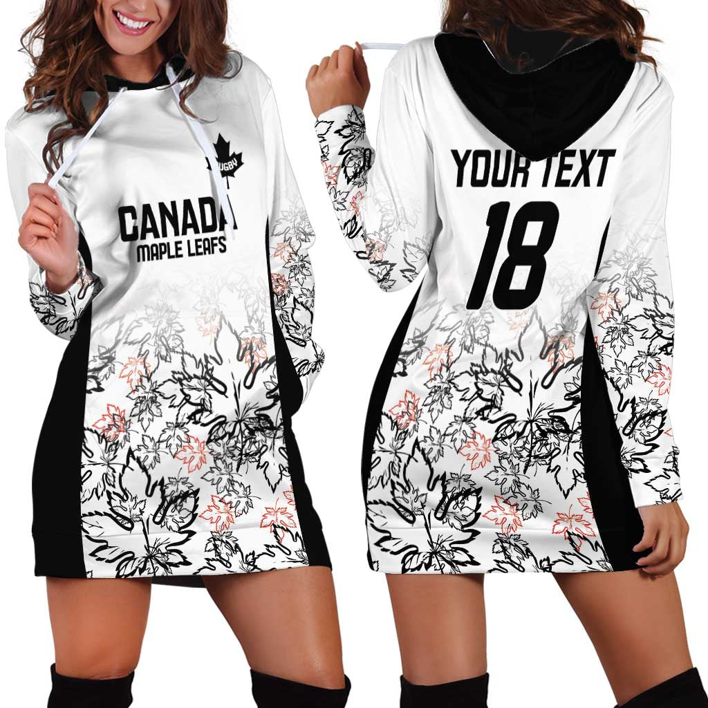Canada Rugby Custom Hoodie Dress Maple Leafs Go Champion - Wonder Print Shop