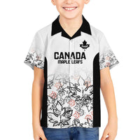 Canada Rugby Custom Kid Hawaiian Shirt Maple Leafs Go Champion - Wonder Print Shop