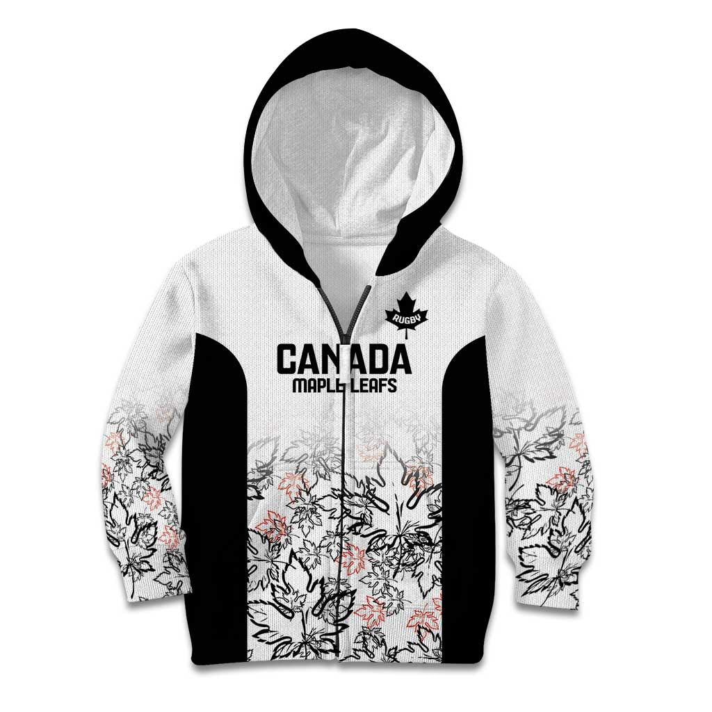 Canada Rugby Custom Kid Hoodie Maple Leafs Go Champion - Wonder Print Shop