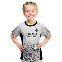 Canada Rugby Custom Kid T Shirt Maple Leafs Go Champion - Wonder Print Shop