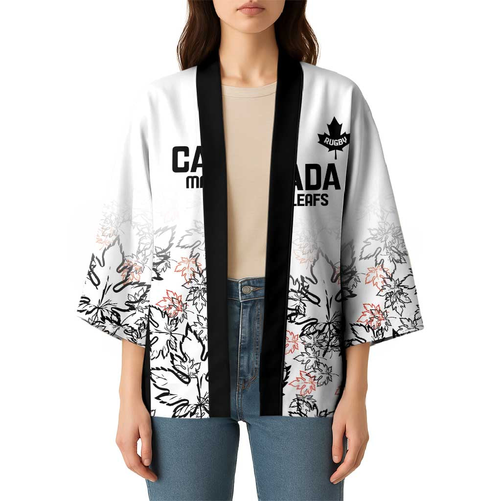 Canada Rugby Custom Kimono Maple Leafs Go Champion - Wonder Print Shop