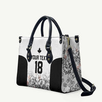 Canada Rugby Custom Leather Bag Maple Leafs Go Champion - Wonder Print Shop