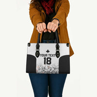 Canada Rugby Custom Leather Bag Maple Leafs Go Champion - Wonder Print Shop