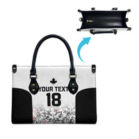 Canada Rugby Custom Leather Bag Maple Leafs Go Champion - Wonder Print Shop