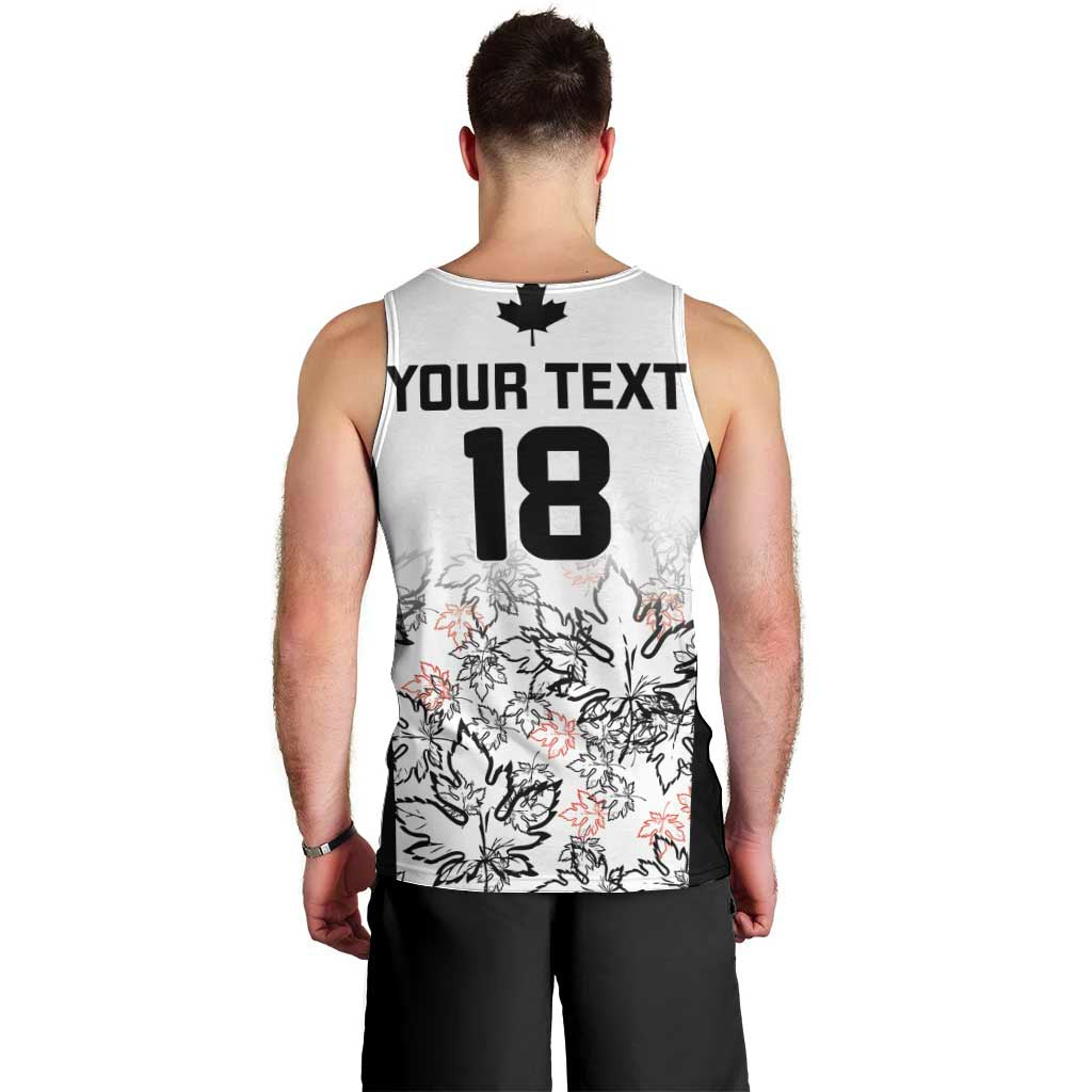 Canada Rugby Custom Men Tank Top Maple Leafs Go Champion - Wonder Print Shop
