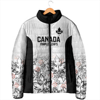 Canada Rugby Custom Padded Jacket Maple Leafs Go Champion - Wonder Print Shop