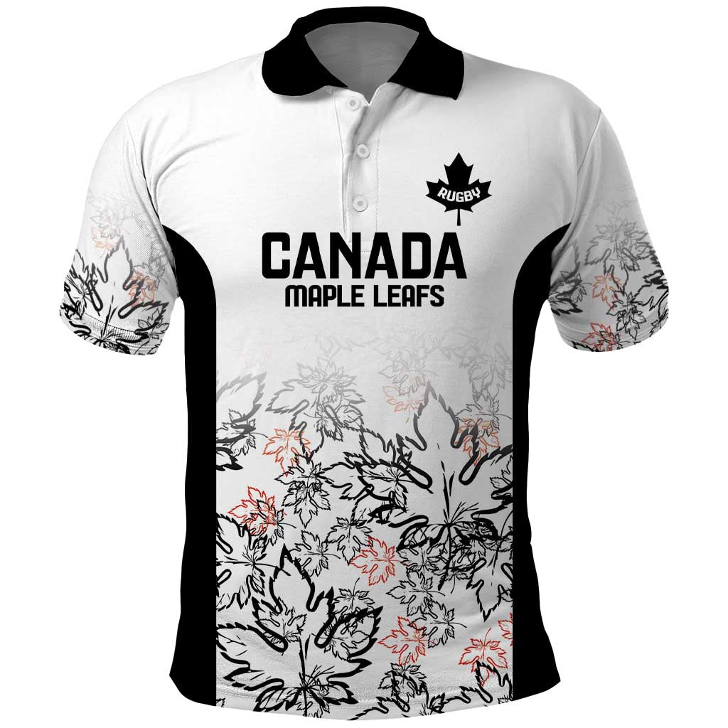 Canada Rugby Custom Polo Shirt Maple Leafs Go Champion - Wonder Print Shop