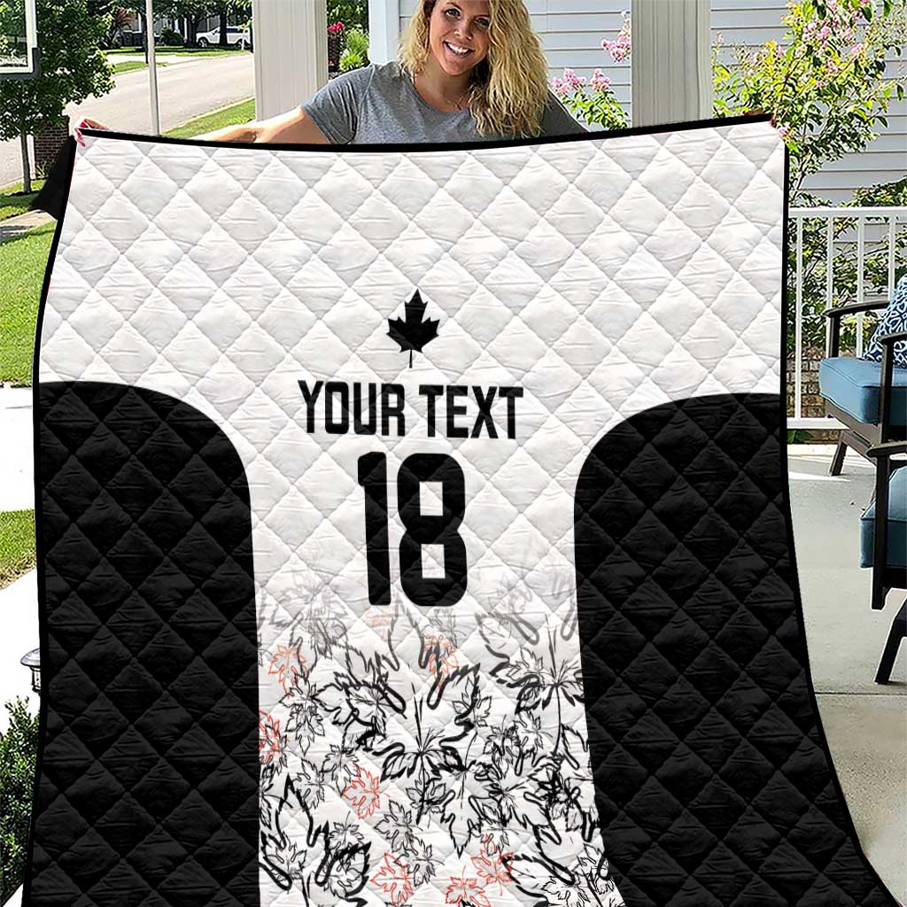 Canada Rugby Custom Quilt Maple Leafs Go Champion - Wonder Print Shop