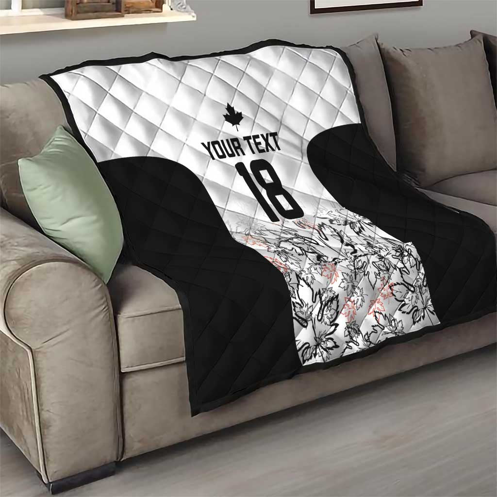 Canada Rugby Custom Quilt Maple Leafs Go Champion - Wonder Print Shop
