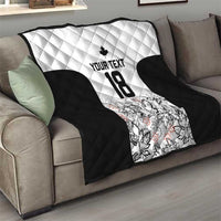 Canada Rugby Custom Quilt Maple Leafs Go Champion - Wonder Print Shop