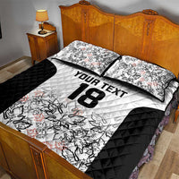 Canada Rugby Custom Quilt Bed Set Maple Leafs Go Champion - Wonder Print Shop