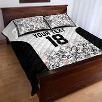 Canada Rugby Custom Quilt Bed Set Maple Leafs Go Champion - Wonder Print Shop