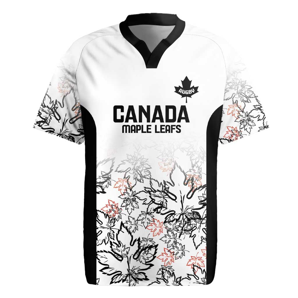 Canada Rugby Custom Rugby Jersey Maple Leafs Go Champion - Wonder Print Shop