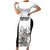 Canada Rugby Custom Short Sleeve Bodycon Dress Maple Leafs Go Champion - Wonder Print Shop