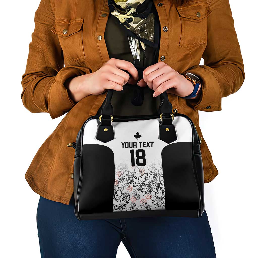 Canada Rugby Custom Shoulder Handbag Maple Leafs Go Champion - Wonder Print Shop