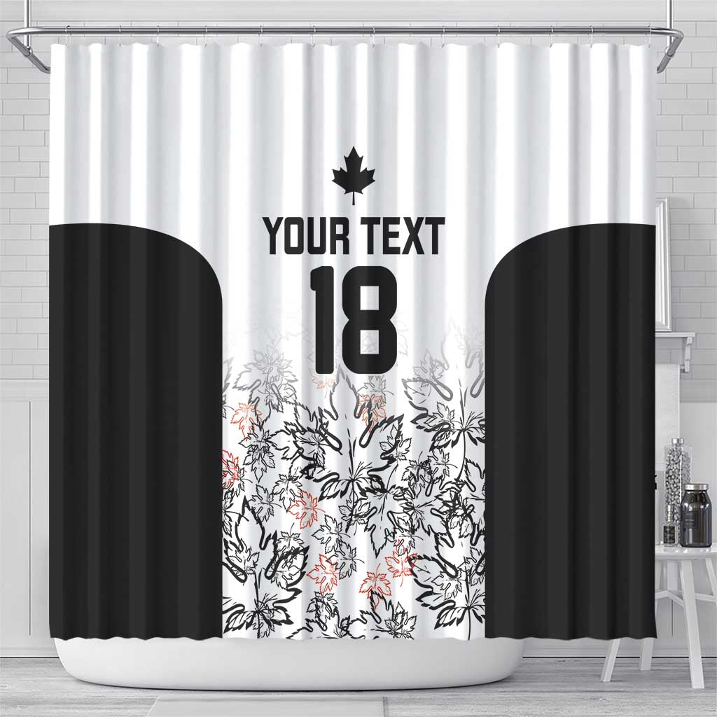 Canada Rugby Custom Shower Curtain Maple Leafs Go Champion - Wonder Print Shop