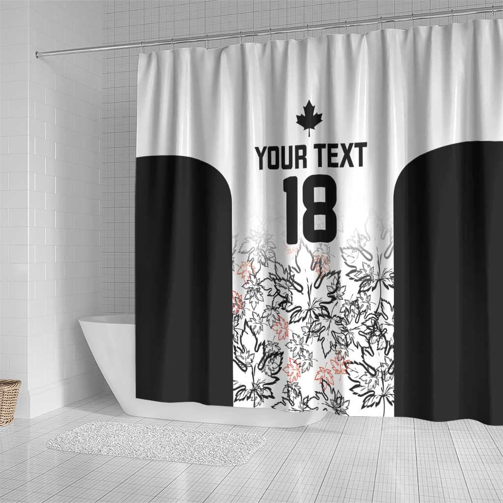 Canada Rugby Custom Shower Curtain Maple Leafs Go Champion - Wonder Print Shop