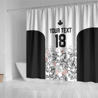 Canada Rugby Custom Shower Curtain Maple Leafs Go Champion - Wonder Print Shop