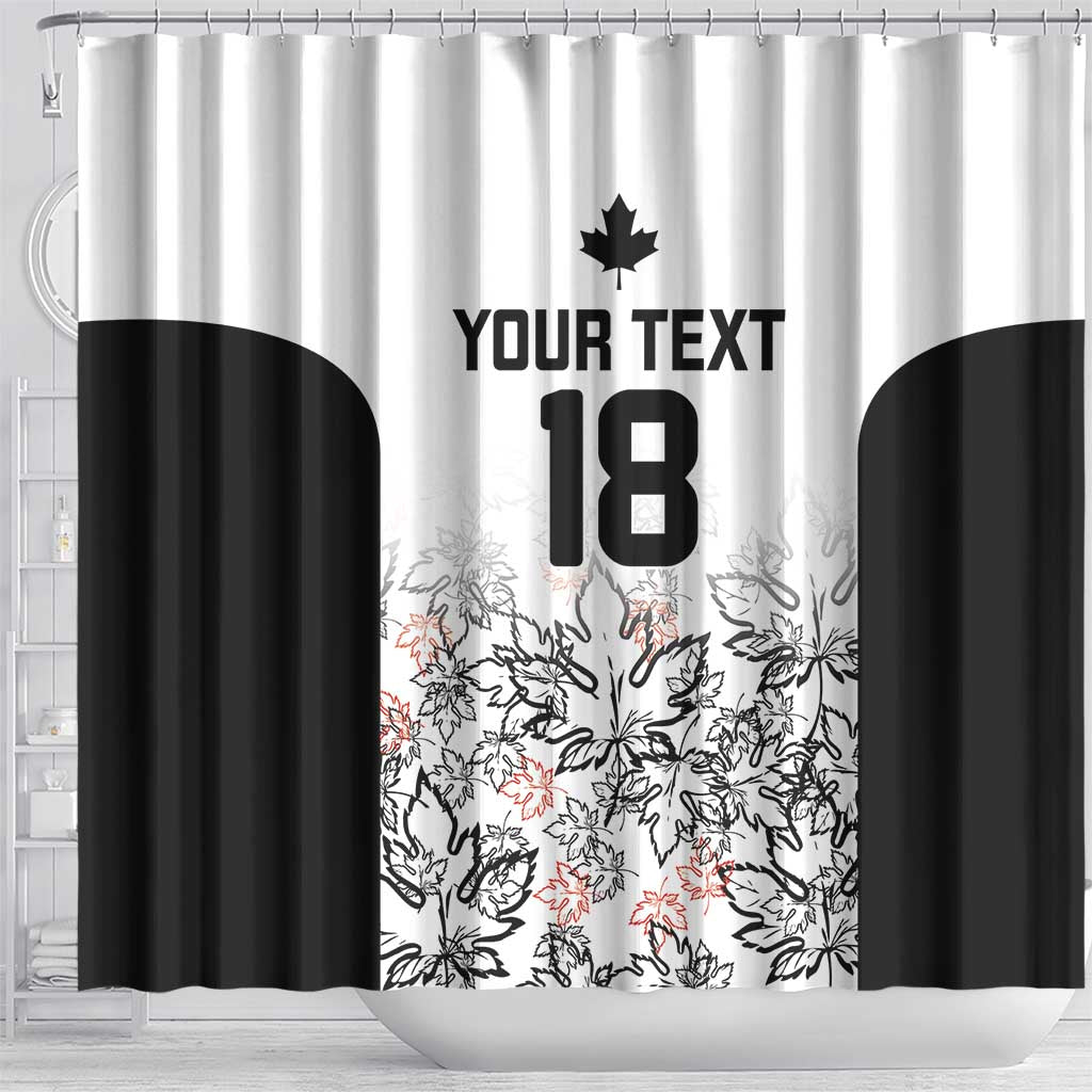 Canada Rugby Custom Shower Curtain Maple Leafs Go Champion - Wonder Print Shop