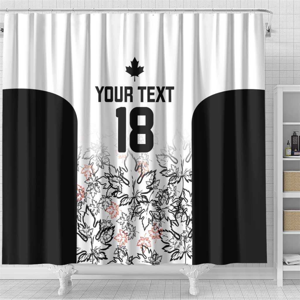 Canada Rugby Custom Shower Curtain Maple Leafs Go Champion - Wonder Print Shop