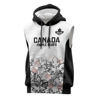 Canada Rugby Custom Sleeveless Hoodie Maple Leafs Go Champion - Wonder Print Shop