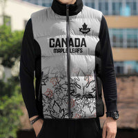 Canada Rugby Custom Sleeveless Puffer Jacket Maple Leafs Go Champion - Wonder Print Shop