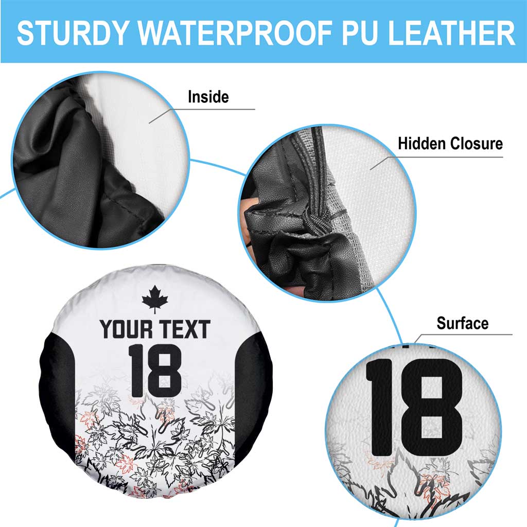 Canada Rugby Custom Spare Tire Cover Maple Leafs Go Champion - Wonder Print Shop