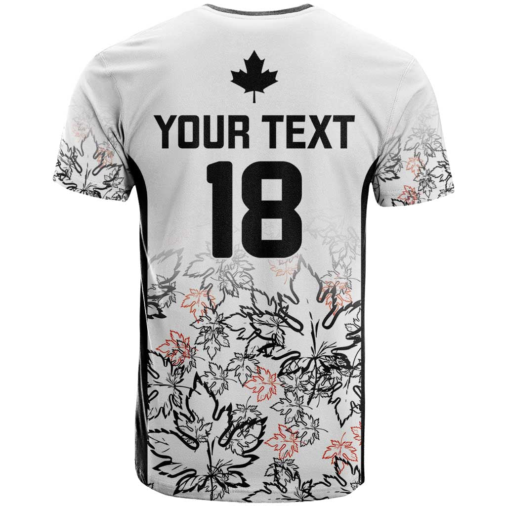 Canada Rugby Custom T Shirt Maple Leafs Go Champion - Wonder Print Shop