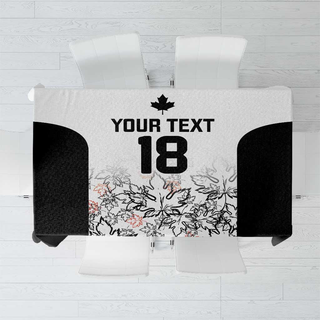 Canada Rugby Custom Tablecloth Maple Leafs Go Champion - Wonder Print Shop