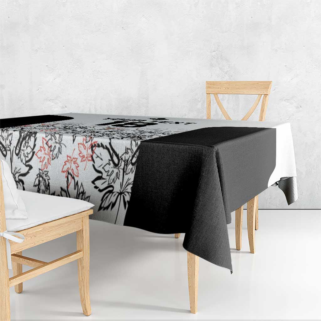 Canada Rugby Custom Tablecloth Maple Leafs Go Champion - Wonder Print Shop