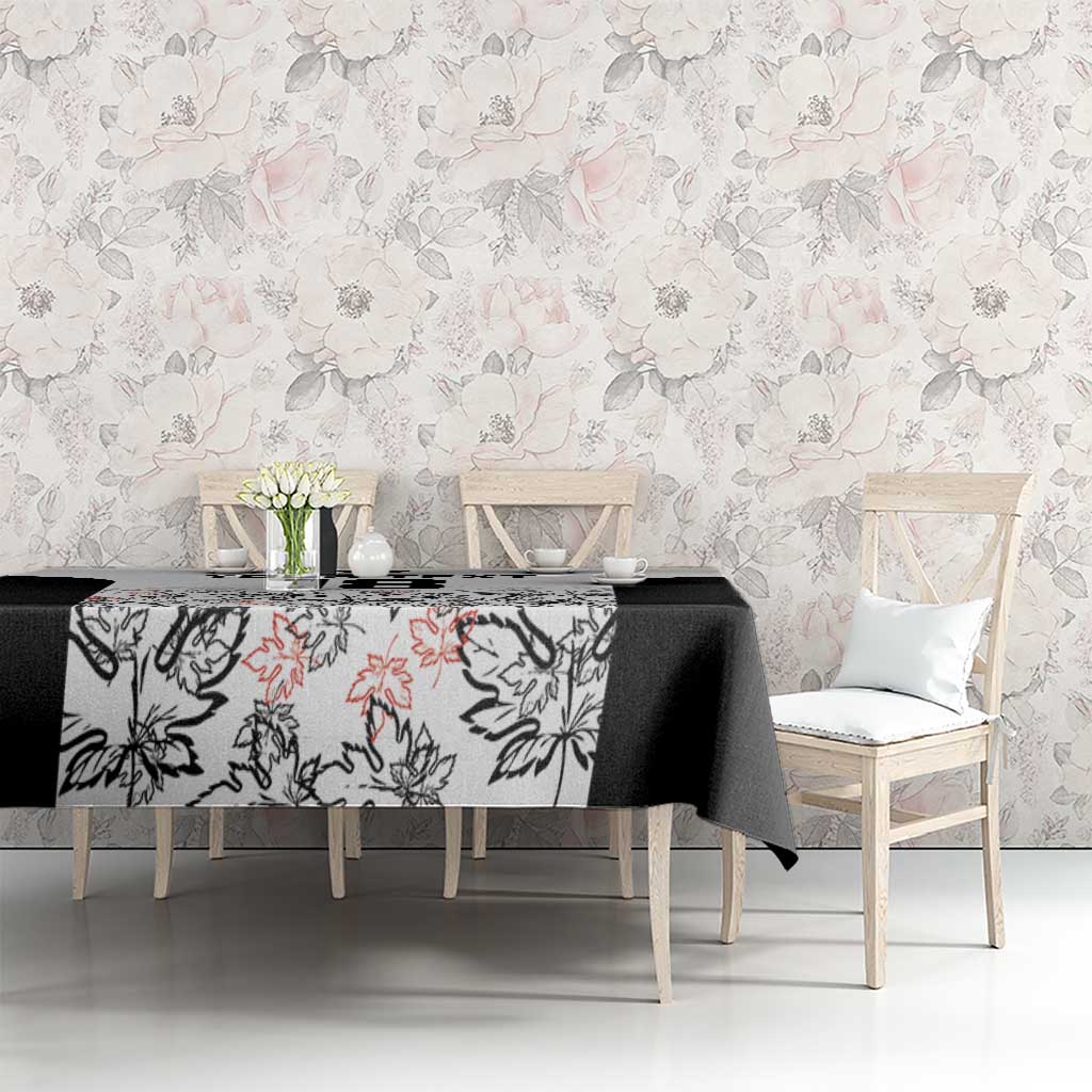 Canada Rugby Custom Tablecloth Maple Leafs Go Champion - Wonder Print Shop