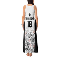 Canada Rugby Custom Tank Maxi Dress Maple Leafs Go Champion - Wonder Print Shop