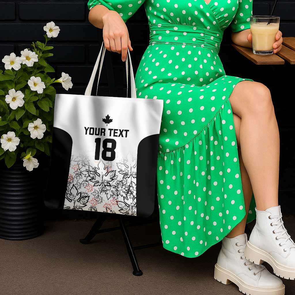 Canada Rugby Custom Tote Bag Maple Leafs Go Champion - Wonder Print Shop