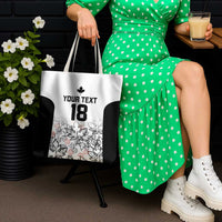 Canada Rugby Custom Tote Bag Maple Leafs Go Champion - Wonder Print Shop