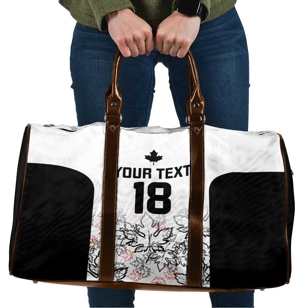 Canada Rugby Custom Travel Bag Maple Leafs Go Champion - Wonder Print Shop