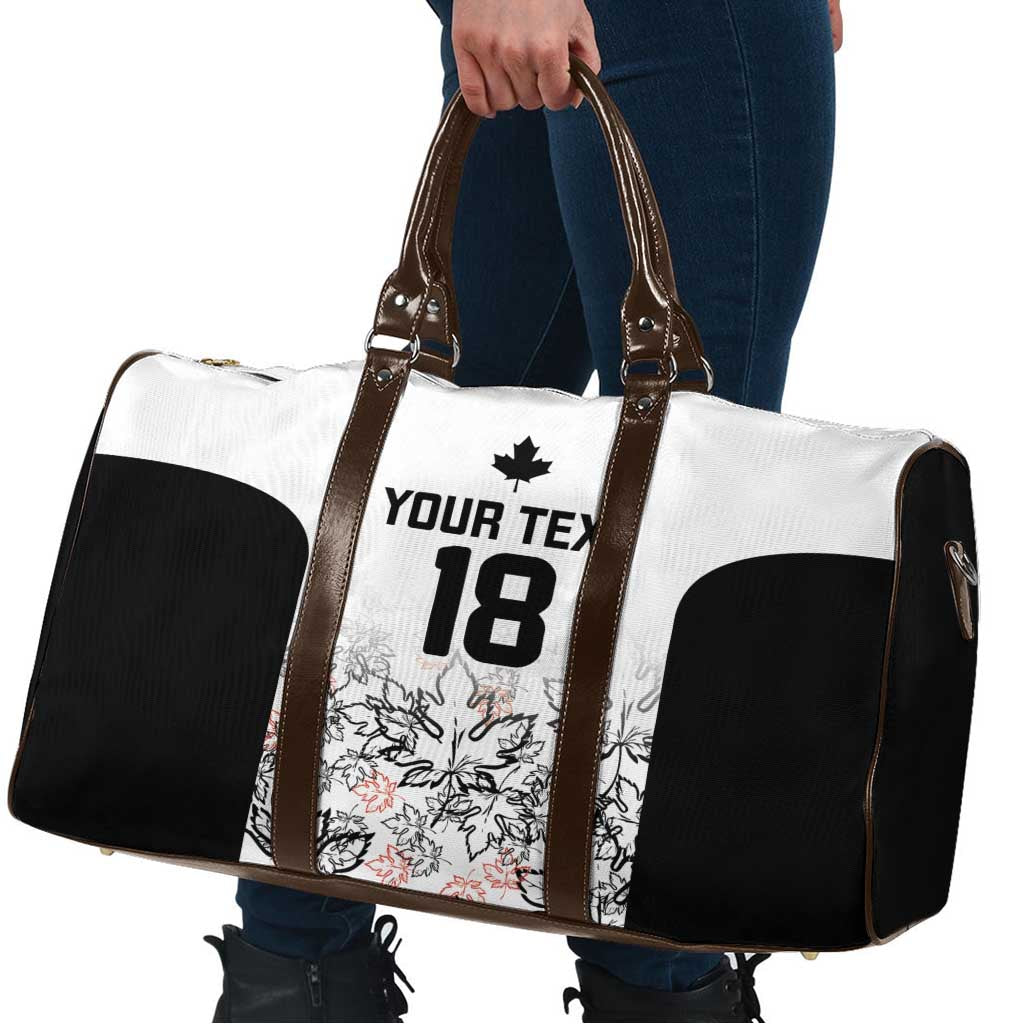 Canada Rugby Custom Travel Bag Maple Leafs Go Champion - Wonder Print Shop