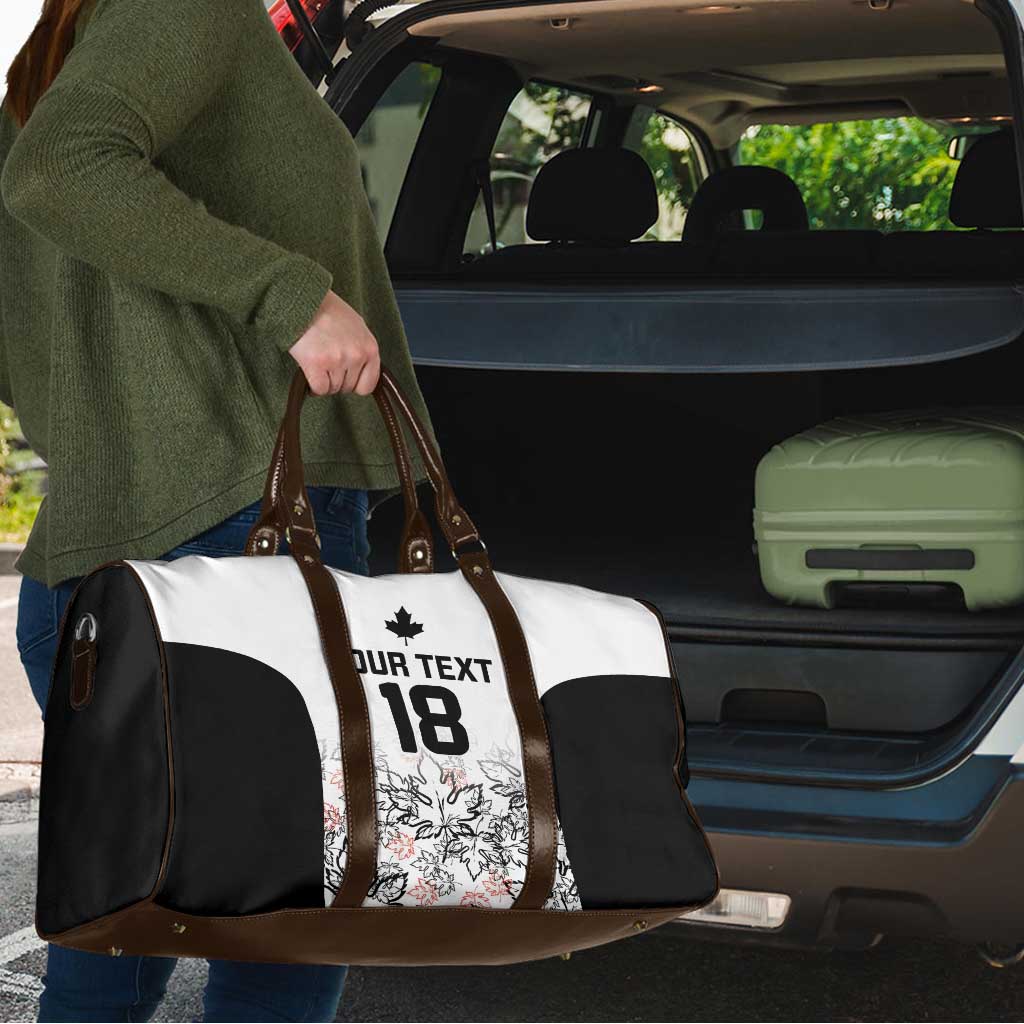 Canada Rugby Custom Travel Bag Maple Leafs Go Champion - Wonder Print Shop