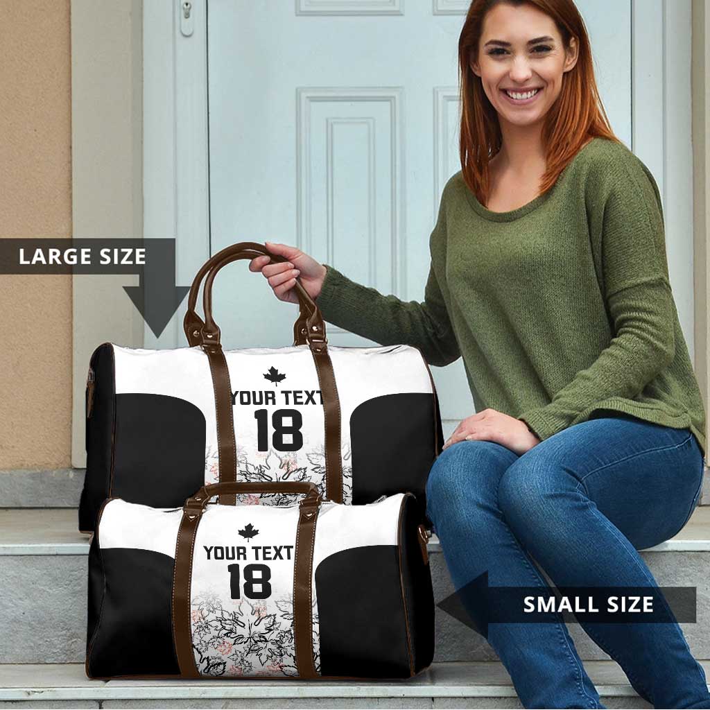 Canada Rugby Custom Travel Bag Maple Leafs Go Champion - Wonder Print Shop