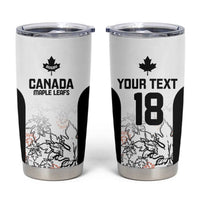 Canada Rugby Custom Tumbler Cup Maple Leafs Go Champion - Wonder Print Shop