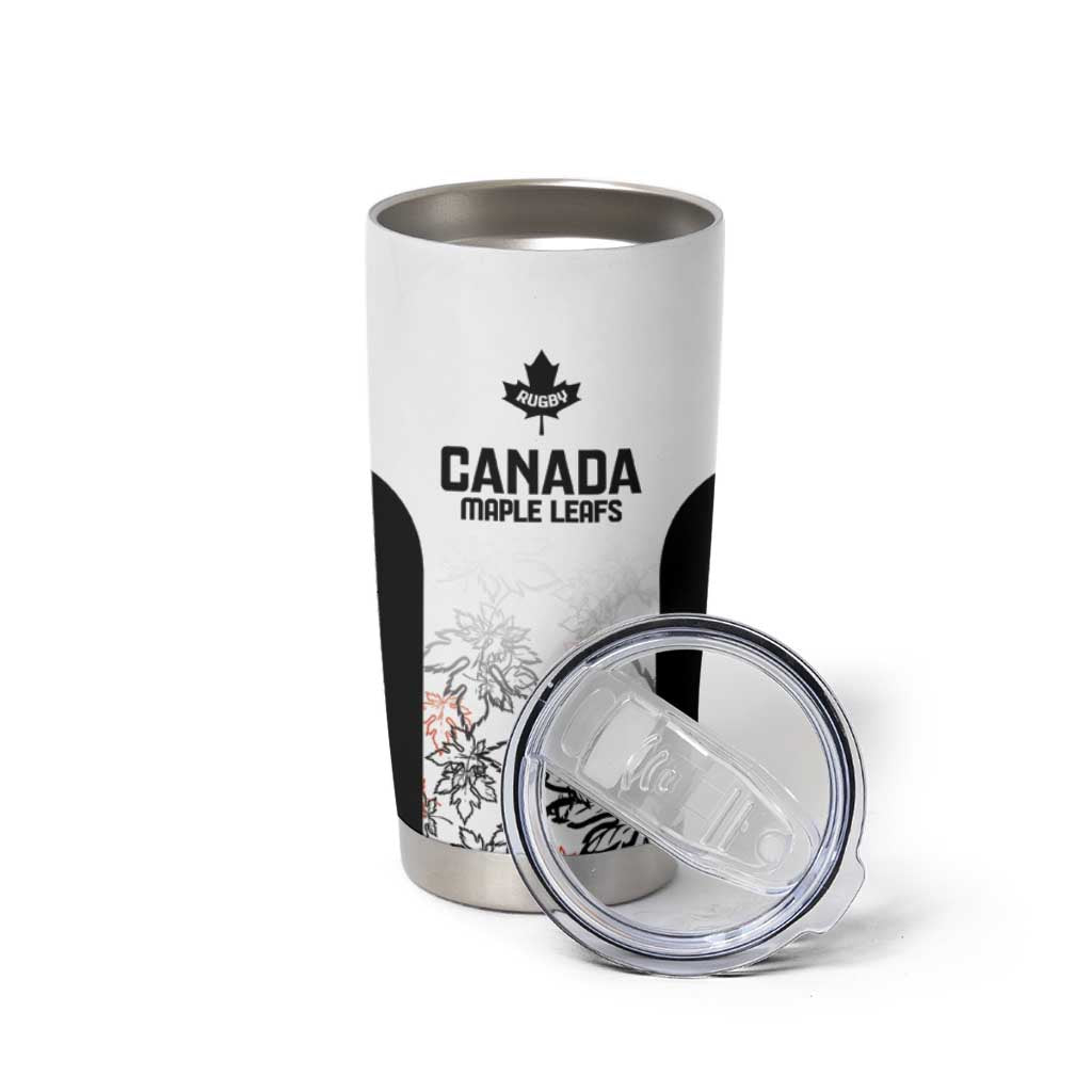Canada Rugby Custom Tumbler Cup Maple Leafs Go Champion - Wonder Print Shop