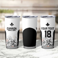 Canada Rugby Custom Tumbler Cup Maple Leafs Go Champion - Wonder Print Shop