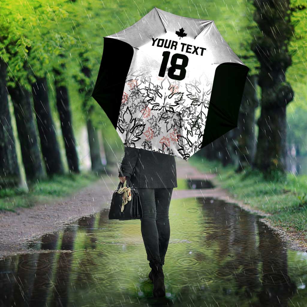 Canada Rugby Custom Umbrella Maple Leafs Go Champion - Wonder Print Shop