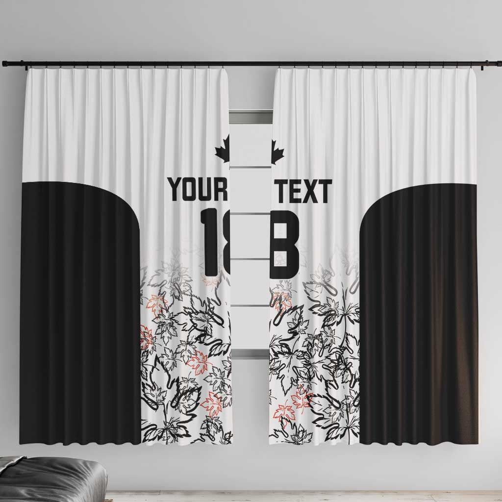 Canada Rugby Custom Window Curtain Maple Leafs Go Champion - Wonder Print Shop