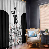 Canada Rugby Custom Window Curtain Maple Leafs Go Champion - Wonder Print Shop