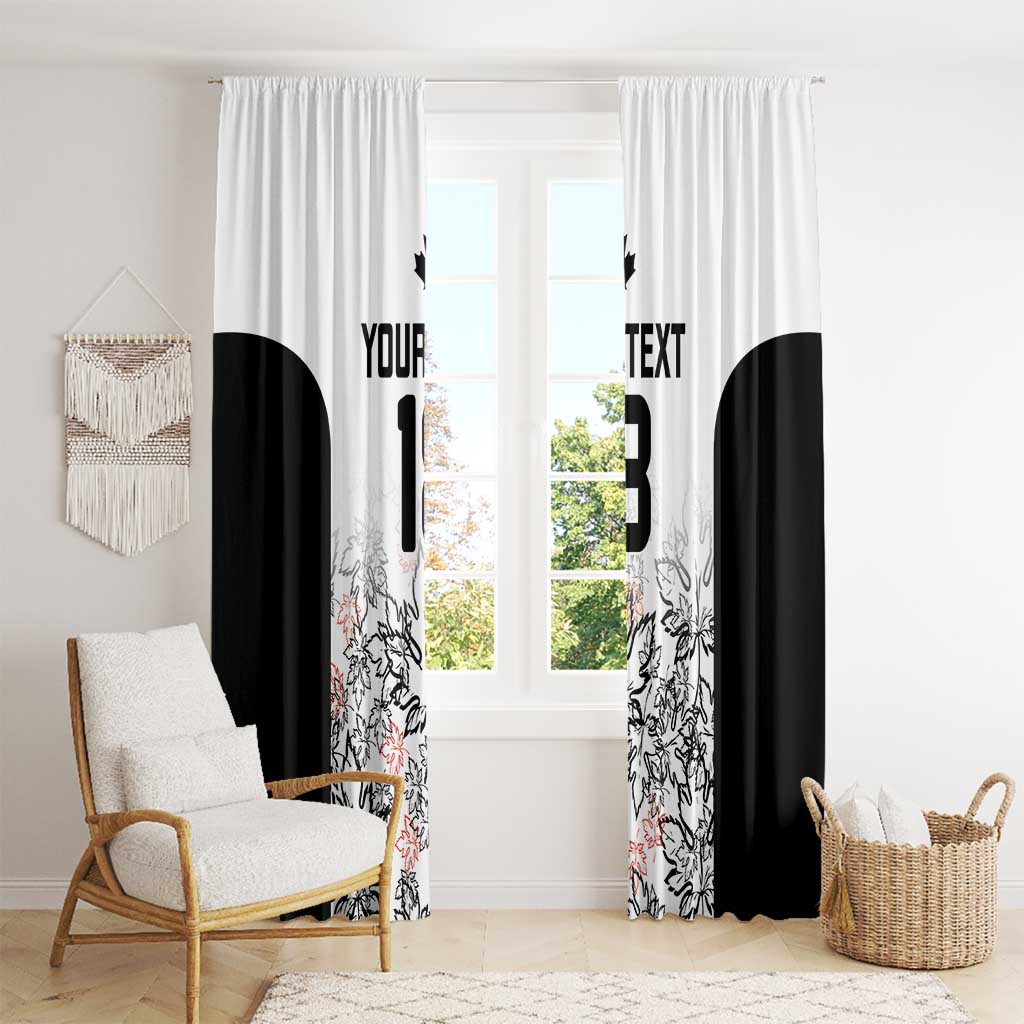 Canada Rugby Custom Window Curtain Maple Leafs Go Champion - Wonder Print Shop