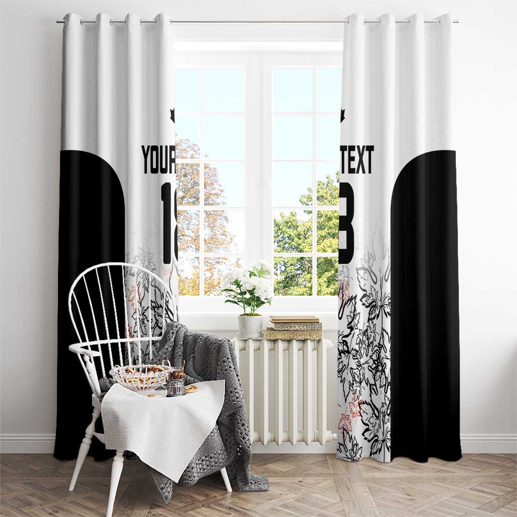 Canada Rugby Custom Window Curtain Maple Leafs Go Champion - Wonder Print Shop