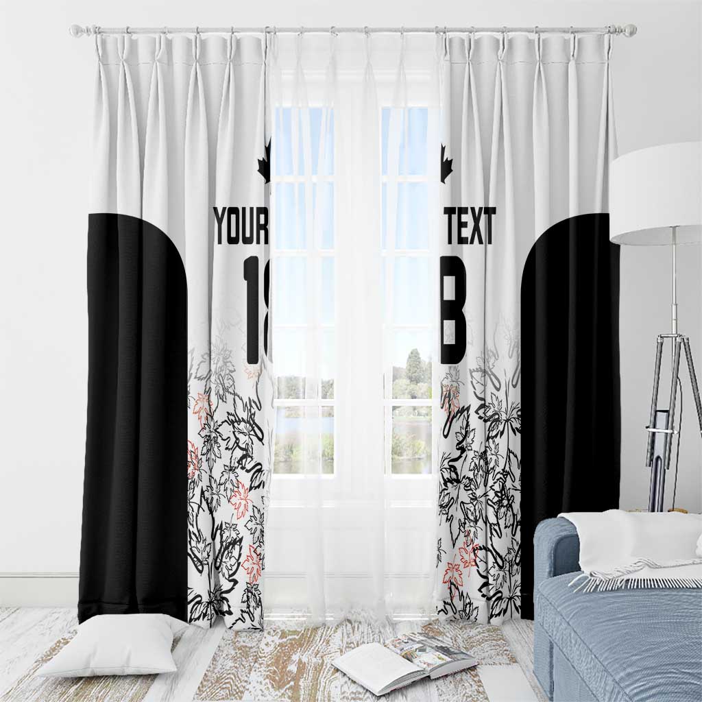Canada Rugby Custom Window Curtain Maple Leafs Go Champion - Wonder Print Shop