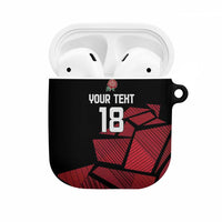 England Rugby Custom AirPods Case Red Roses Go Champion - Wonder Print Shop